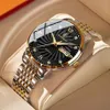 POEDAGAR Orologio da uomo di moda in acciaio inossidabile Top Brand di lusso impermeabile orologio da polso luminoso Orologi da uomo Sport al quarzo Data 220608260D