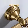 Toilet Paper Holders Toilet Paper Holder Wall Mounted Vintage Classic Bathroom Antique Brass Roll Tissue Box Bathroom Accessories YT-13992 230927