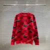 xinxinbuy Men designer Hoodie sweater Squirrel Jacquard embroidery letters Paris cotton women black white red S-2XL275S