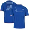 Ny F1 Summer Round Neck Breattable Polyester Downhill Clothing Limited Time Rabatt för att knäppas upp, samma stilanpassning