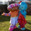 2018 desconto fábrica iggle piggle upsy margarida na noite jardim traje da mascote clássico dos desenhos animados roupa de halloween dress343p