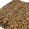 Women's Sleep Lounge Women Summer 3XL 100% Viscose Short Sleeve Leopard Print Ladies Pyjamas Suit Plus Size S-XXXL Sleepwear Leisure Loose Nightwearl231005