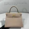 여성 가죽 토트 디자이너 핸드백 반야 수제 스티칭 CL008 독점 고급 비즈니스 캐주얼 가방 HASP Crossbody to CusterMize