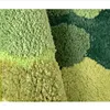 Badmatten 3D Stereo Moss Gebied Tapijt voor Woonkamer Groen Tapijt Slaapkamer Nachtkastje Vloermat Antislip Moderne Shaggy Tapijten Home Decor 230928