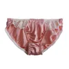 Yavorrs 6pcs% 100 İpek Kadın Bikinis Panties Dantel İç Çamaşırı Boyutu S M L XL1649