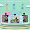 Toy Cameras Children Digital Camera Toys Cartoon 1080p HD -skärm kan ta bilder utomhus Mini Portable Kids Cameras Toy Presents for Boy Girl 230928