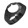 Cinturini per orologi GA2100 Casioak Mod Kit Custodia con viti Cinturino in acciaio inossidabile fai da te GA-2100 2110 Cinturini con castone interamente in metalloWatch312Y