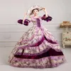 Sukienki swobodne Top Gothic Victorian Sukienka kostiumów Kobiet Rococo Ball suknia 22261