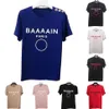 Designer balman Heren balman t-shirt Kleding Letter Print T-shirts Zwarte Dames Modeontwerper Man Zomer baman Kwaliteit Top Kort 244m