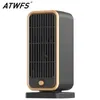 Chauffages domestiques ATWFS 500W/220V chauffage électrique pour pièce PTC céramique radiateurs électriques feuille Portable maison chauffage pied main plus chaud L230105