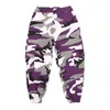 Byxor Wine Kid Hip Hop Clothing Camouflage Jogger Pants For Girls Jazz Dane Wear kostym Ballroom Dancing Clothes Stage Outfits Suit 231005