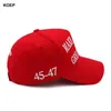 Ball Caps Donald Trump 2024 Cap USA Baseball Caps Large Size MAGA President Hat Embroidery Wholesale Drop Hats 230928