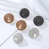 Studörhängen DoingPro Trend Metal Multicolor Rhinestone Round Leisure Party Simple Jewelry Women's Elegant Accessories Gift