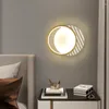 Lampa ścienna prosta dekoracje domowe Dekorwal Zastosuj na światła do sypialni salon w tle Światło przejście AC85-265V