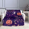 Koce Halloween Cartoon 3D dziewczyna dynia latarnia chłopiec prezent flanelowa sofa sofa łóżko domowe podróż domek przenośna sypialnia zima ciepły koc 230928