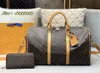 Travel DUFLE BAG Klasyczny Casual 2pcs Zestaw TOTE Fashion Printed Letters