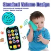 Игрушечные телефоны HOLA Baby Learning Cell Phone — интерактивная музыкальная развивающая игрушка на 12 месяцев, подарки на день рождения для ребенка 1 года 230928