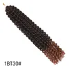 Hook Dirty Braid African Ladies Finger Hair Extension Synthetic Hair Black Crochet Hair Product 18inch 1B# BUG# 613# Red Passion Twist