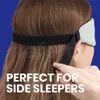 Máscaras de sono NEFERTITI Slim Sleeping Mask Zero Eye Pressure 100% Blackout Eyepatch Ajustável Eye Cups Blindfold para Travel Nap Side Sleepers 231005