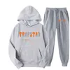 Automne hiver marque de créateur TRAPSTAR survêtement hommes ensembles à capuche mode polaire sweat-shirt pantalons de survêtement 2 pièces ensemble Harajuku S182V