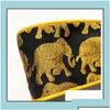 Sieraden Bandana's Ontwerper Kruishoofdband voor dames Mode Meisjes Olifant Stberry Bee Gedrukte haarbanden Dames Meisje Retro Tulband Hoofd Dhvil