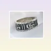 Den ursprungliga S925 Silver Stripe Fashion Hiphop Couples Ring28214220438