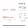 Lunettes de soleil ROLIPOP Mini lunettes de lecture hommes stylo clip étui presbyte loupe dorée lunettes petites pour femmes