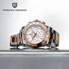 Pagani Design Men's Watches Luxury S QuartzステンレススチールクロノグラフRelogio Masculino 210728272J