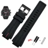 Hoge hoeveelheid rubberen horlogeband voor timex WATCHT2N720 T2N721 TW2T76300 zwart Waterdichte siliconen sportband 2416mm 220706236l