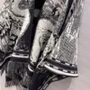 女性の秋と冬のデザイナーブランドカシミアウールタッセルスカーフ女性気質温かい厚い大きなショール20xzn