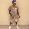 Men's Tracksuits SynaWord High Street Fashion Hip-hop Suit 2023 Trendy T-shirt Printed Syna Shorts