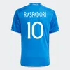 2023 2024 Maillot italien 125 Maillots de football Italie SCACA IMMOBILE CHIESA Chemises de football RASPADORI JORGINHO BARELLA BASTONI VERRATTI Maglia Italiana