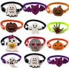 Vêtements pour chiens Accessoires d'Halloween en gros Accessoires pour animaux de compagnie Cravates Cravates Petit crâne mignon Citrouilles Chiot Toilettage 230928