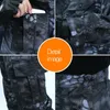 Men's Tracksuits Men's Spring Summer Military Uniform Outdoor Camouflage Suit Black Python Pattern Wear-resistant Overalls Labor Insurance Cloth 230928