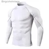 Intimo termico da donna Intimo termico da uomo Collo alto Camiseta termica Sport Camicia termica Quick Dry Intimo compresso Abbigliamento Uomo BieliznaL231005