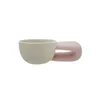 Mugs Creative Ceramic Big Handle Cup Home Office Couple Mug Nordic Simple Water Coffee