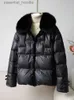 Women's Down Parkas Natural Real Fox Fur Collar 90% Duck Down Coat Streetwear Mink Hair New Fashion Winter Jacket Women Thick Warm Down Jacket Women L231005