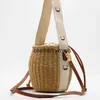 Bolsos de hombro Totes Diseñador totalizador bolsos de playa bolso de moda bolso de cuero tejido bolsos de cubo letras bolsos de verano 15blieberryeyes