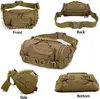 Taille Taschen Taktische Männer Pack Nylon Wandern Telefon Beutel Outdoor Sport Armee Militär Jagd Klettern Camping Gürtel Brust