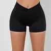 Active Shorts Yoga Gym Women Sportswear Lycra Sport dla zielonego różowoczerwonego niebieskiego czarnego krótkiego push up Deportivo Mujer 2023