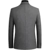 Nya män Wool Blazer Business Casual Slim Fit Blazers Party Wedding Men Dress Suits Woolen Jackets Blazers Terno Masculino230x