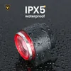 Bike Lights ANTUSI A8 Auto Brake Taillight Anti theft Alarm Lock Remote Smart Sense Bicycle Rear Light Wireless Bell Lamp Waterproof 231005