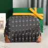 Diseñador Shell Bag Vendome Bolsa Bolsas de cosméticos Mujeres de lujo Naranja Negro Azul Bolsa de maquillaje Cuero Moda Bolsos de viaje Monederos de cuero