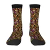 Herrensocken Day Of The Dead Mexico Skull Gang Männer Frauen Radfahren Neuheit Frühling Sommer Herbst Winter Strümpfe Geschenk