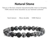 Fil de pierres précieuses naturelles de 8mm, perles rondes, puissance énergétique, cristal Chakra Reiki, guérison, Bracelet élastique extensible, 7 pouces, unisexe