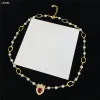 Diamond Love Pearl Naszyjnik Ruby Rhinestone Kolczyki Metal Chain Wiselant Wardrop Crystal Bransoletka Zachora