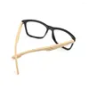 Óculos de sol quadrado bambu madeira oversized quadro confortável pochromic progressivo multifocal leitura óculos 0.75 a 4