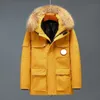 Kanada Designer 2023 Mens Designer Down Jacket Winter Warm Coats Canadian Goose Casual Letter Brodery Outdoor Winter Fashion för manlig kupp