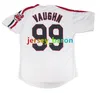 Ricky Vaughn Jose Manny Ramirez World Series Indians Baseball Jersey Jim Thome Kenny Lofton Omar Vizquel Albert Belle Mays Hayes Pedro Cerrano ROGER DORN Taille S-4XL