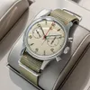 Zegarek na rękę Pilot Seagull Ruch 1963 Chronograph Mens Watch Sapphire Quartz 40 mm Męskie zegarki dla mężczyzn Wodoodporne Montre 254i